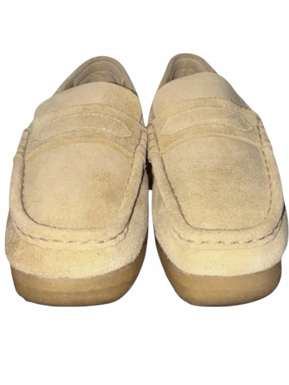 Clarks Originals Wallabee Loafer Maple Suede Moc Toe Size 8.5